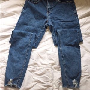 old navy ankle length jeans